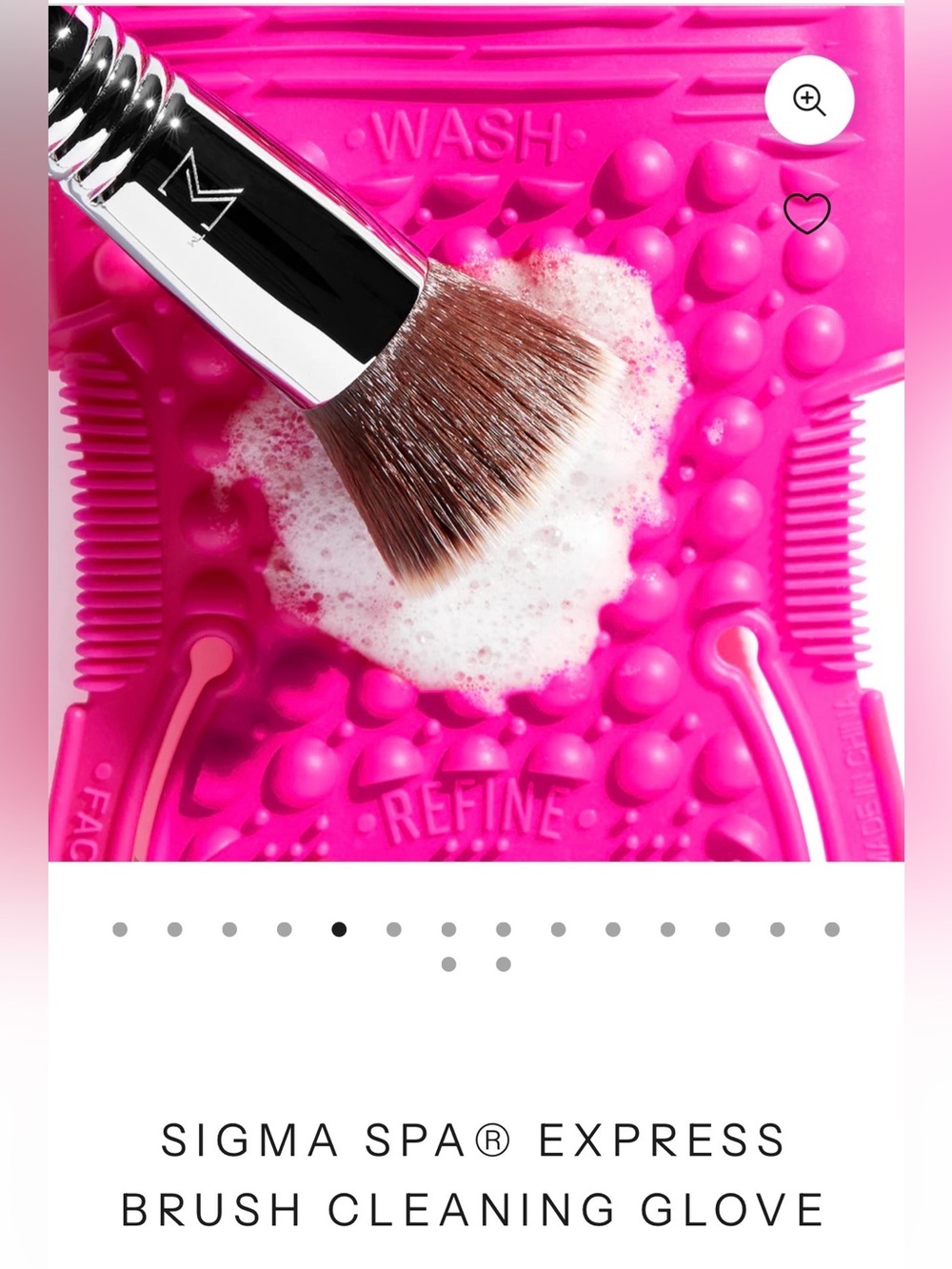 Sigma Cleaning Brushes Glove Sigma Spa Express Cleaning Glove For Brushes *NIB*